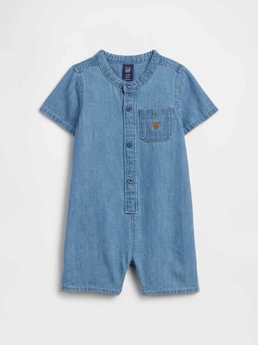 Gap Baby Denim Short Romper